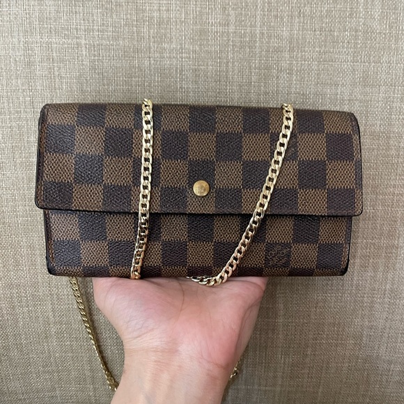 Authentic Louis Vuitton damier azur long wallet TH0977 (X28) - Picture 1 of 15